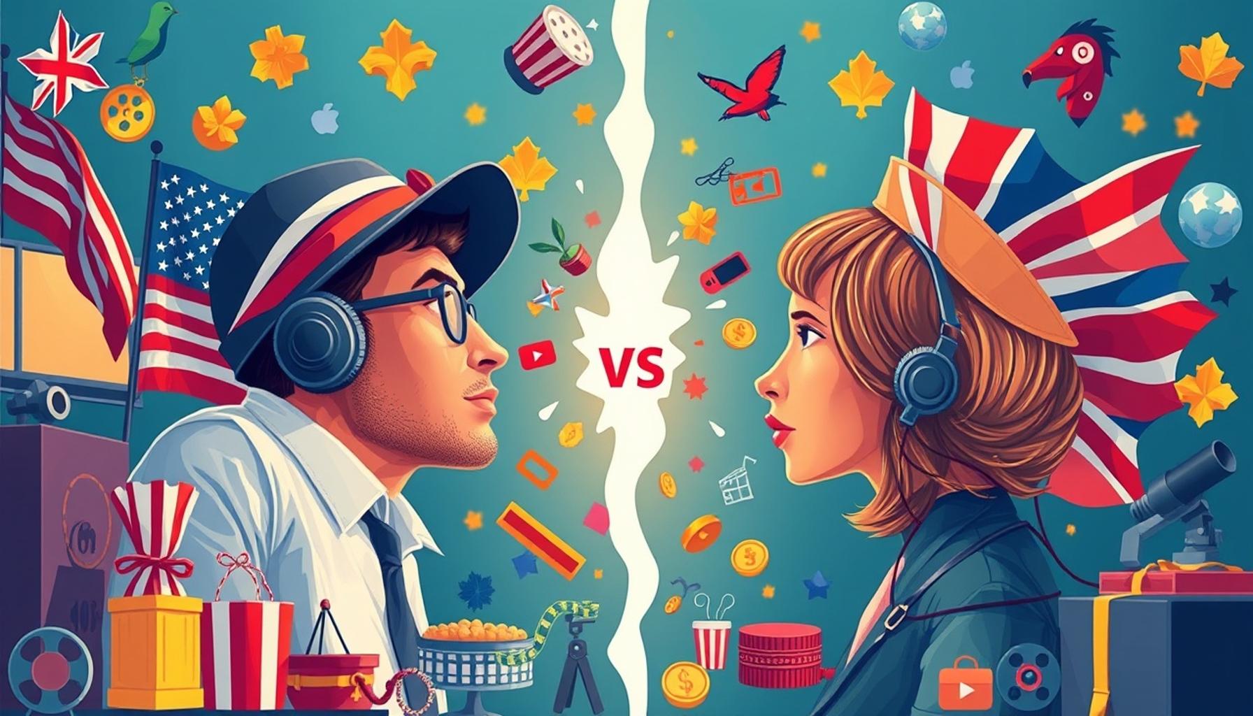 Comparing Film Production: American vs. British Streaming Platforms